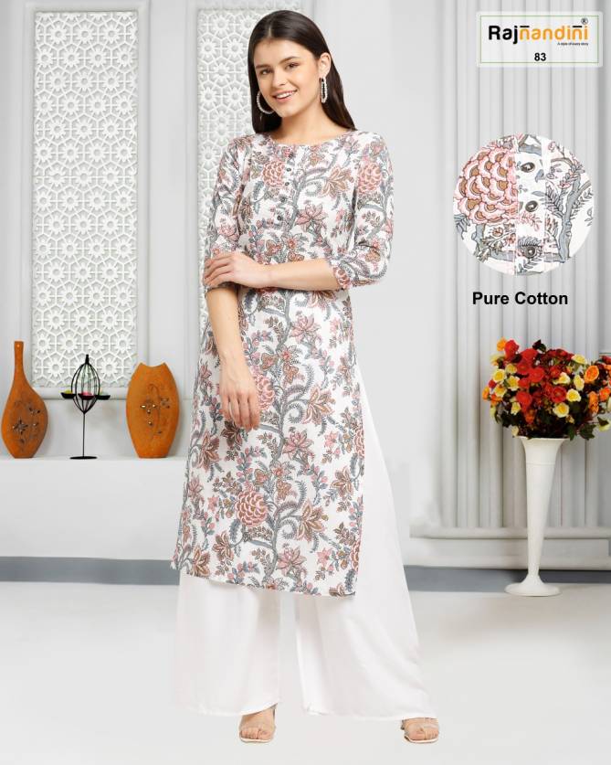 Rajnandini 28 Regular Wear Jaipuri Printed Cotton Kurti Collection